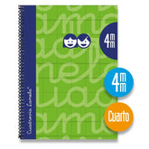 Bloc Espiral Estándar Liso 80H 90g | Lamela | Cartón | Formato Estándar | Pack 5 Unidades